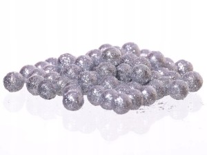 Kulki styropianowe srebrne 10mm