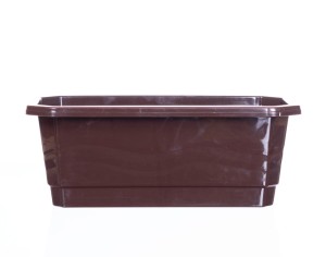 Skrzynka doniczka balkonowa 40cm brązowa